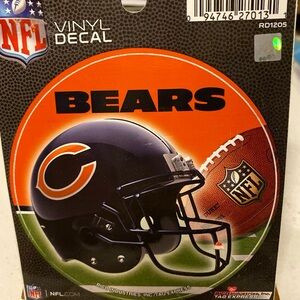 NFL Chicago Bears 4.5” Round Vinyl Decal